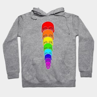 Rainbow Skulls, Best Seller Rainbow Skulls, Champion of Skulls, Colorful Skulls, Anime Skulls, Funny Skulls, Music Skulls, Marvel Skulls, Rainbow Skull Family, Hydro Stickers Rainbow Skulls, Pride Month Skulls, LGBT Skulls, Pride Flag with the Skulls Hoodie